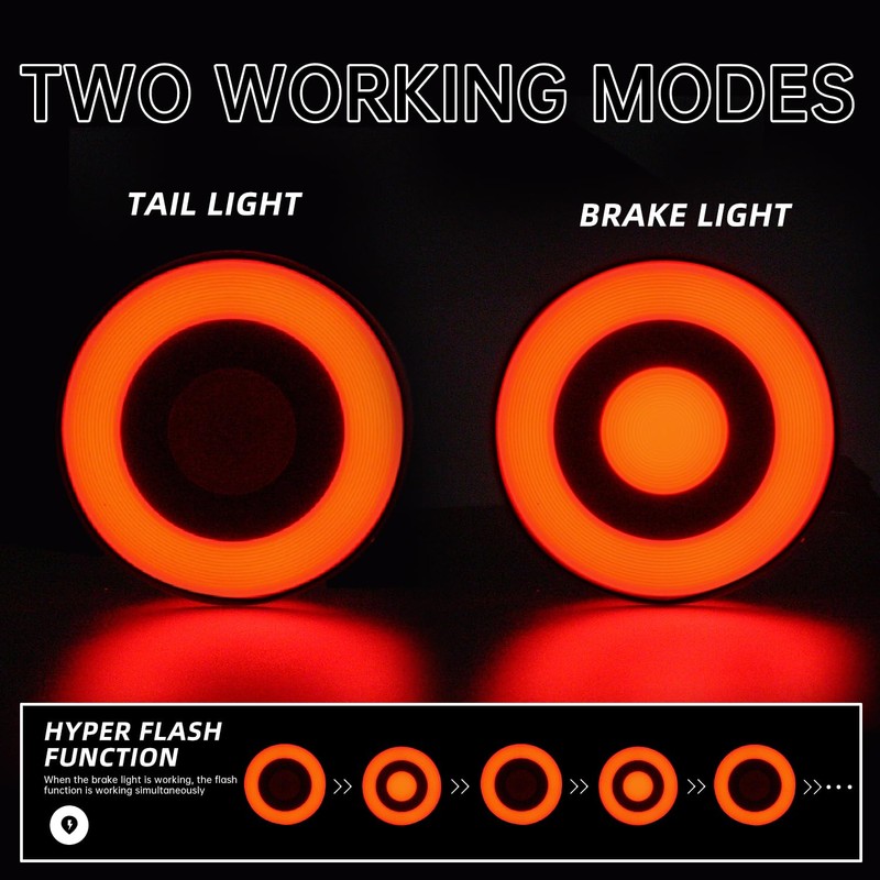 LED Tail Lights Compatible with 2018-2025 Kawasaki Teryx 4