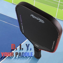 Amoswiz Pickleball Edge Protection Tape, Pickleball Protection Tapes, 3 Pack Red to Black, Gradient Edge Tape, 23mm Width, No Wrinkle Edge Protection for 13mm & 16mm & 20mm Thick Paddles