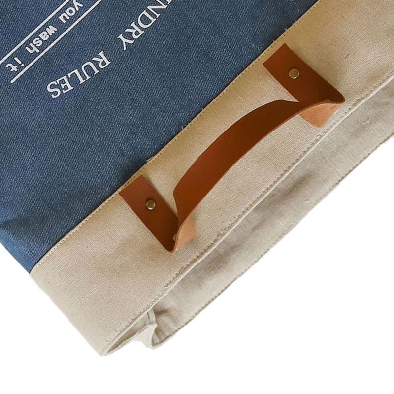 Laundry Basket Grocery Bag Jute Large Capacity Dirty Clothes Storage