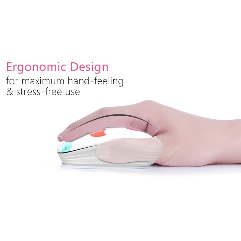 Wireless Mouse with Nano Receiver for PC, Laptop, Notebook, Computer,