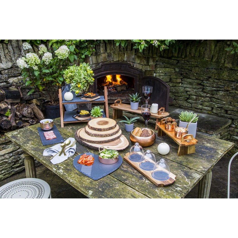 Master Class 17 cm Small Copper Lacquered Artesa Pressed Bamboo