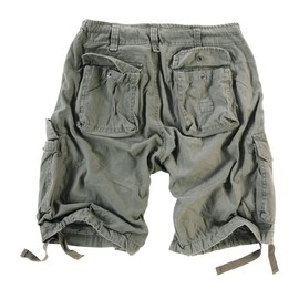 Surplus Raw Vintage Airborne Vintage Herren Cargo Shorts, Oliv, XXL