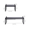LJHFUQHUHU Expandable Cabinet Shelf Organizer Riser for Kitchen Pantry Cupboard