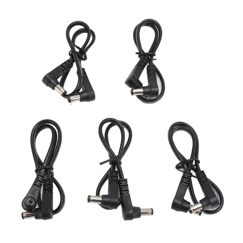 5pcs Right Angle DC Power Cable 5pcs Right Angle DC