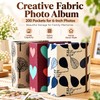 6-Inch Photo Album for Family Memories – 200-Pocket Fabric Cover
