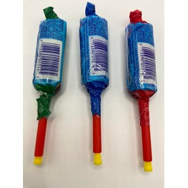 Chupa Chups Melody Lollipops- Strawberry, Blue Raspberry, Watermelon - Flavor: Strawberry