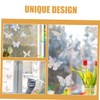 ABOOFAN 3sets Butterfly Window Stickers Bird Strike Decals for Home
