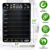 Weekly Meal Planner Dry Erase Board A4 for Fridge Kitchen