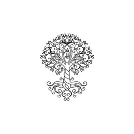 Lebensbaum - Forever Never® | Temporäre Tattoos für Erwachsene - Hält bis zu 2 Wochen | vegan, wasserfest, EU-zertifiziert