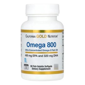 Aceite de pescado de grado farmacéutico Omega 800 1000 mg 30 sog