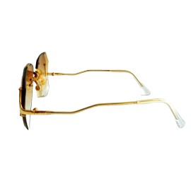 by De'Vons Optics Inc. Est. Since 1983 NWT Vintage 90's Lady Small Diamond Cut BiFocal Reading Sunglasses +1.25 (Brown)