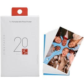 HPRT Photo Paper for Mini Printer, 2x3 Inch Sticky-Backed, Shareable Zink Photo Paper, 20 & 40 Sheets Pack Options Accessories Camera:_20 sheets of photo paper