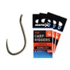 Matrix eyed carp riggers barbless size 14 x4 packs