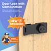 Mechanical Password Rotary Hasp Locks, Cabinet Locks with Combination, Door