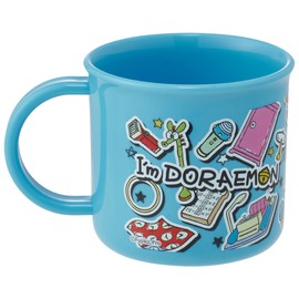 Skater KE4AAG-A Antibacterial Cup Doraemon Sticker, 7.8 fl oz (200 ml), Dishwasher Safe, Made in Japan