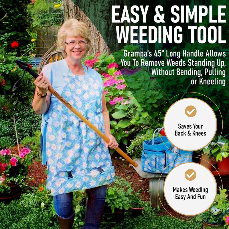 Grampa's Weeder - The Original Stand Up Weed Puller Tool