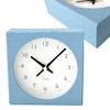 KATOMOKU Dual use clock 9 km-135LBRC Light Blue Radio Clock