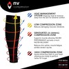 NV Compression Essential Race and Recover Calf Guards (PAIR) 20-30mmHg