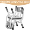 Kids Chair 2 Pack, 3 Level Height Adjustable Kid Chair,