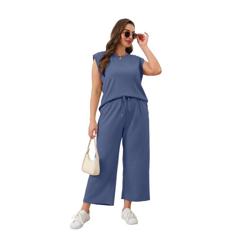 SAMPEEL Womens Summer Clothes Trendy 2025 Two Piece Lounge Sets