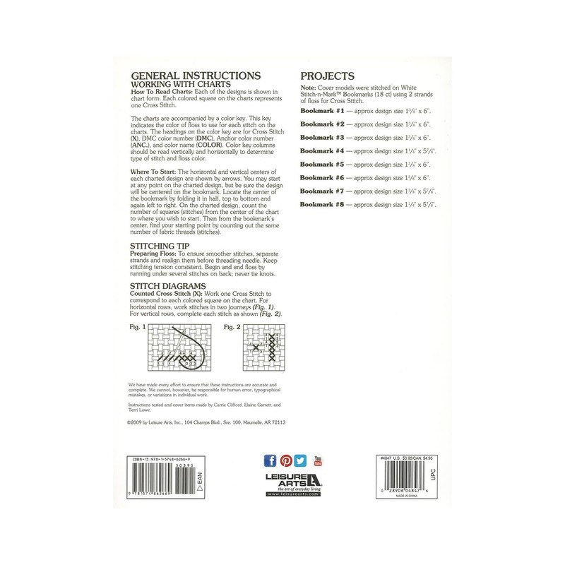 LEISURE ARTS-Pretty Bookmarks