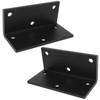 eoere 2 PCS 8" x 4" Heavy Duty Black L
