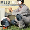 MELOTOUGH Knee Pads for Work,Construction,Flooring,Gardening-Comfortable and Flexible(Gray)