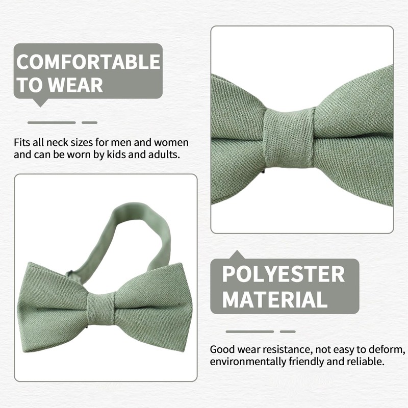 Bow Tie Men's Green, Fly Suit Accessories Bow Tie Bow
