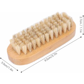 Cepillo De Uñas, Cepillo De Pedicura, Para Limpieza De Uñas Y Cutículas, Cepillo De Pelo Fuerte, Flexible Y Agradable Para La Piel Limpia Eficazmente Las Cutículas Y El Polvo De Las Uñas