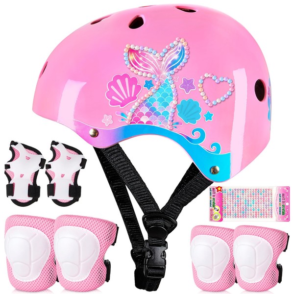 Kids Helmet and Pads Set Age 3-8 Years Toddler Helmet
