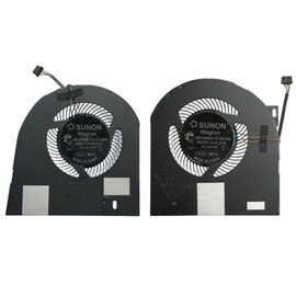 Fleshy Leaf CPU + GPU Cooling Fan Replacement for Dell Precision 7530 M7530 7540 P74F Series NS85C13-17G24 NS85C12-17G23 MG75090V1-C170-S9A MG75090V1-C160-S9A DC5V
