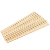 DYWISHKEY Natural Bamboo Sticks, Wooden Craft Sticks, 15.5 Inches Longth