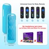 2 Pack Remote Cover for Roku,Compatible with All Roku TV