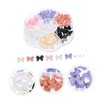 BIUDECO 7grids Elegant Bow and Pearl Nail Charms Manicure Gems