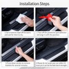 SINGARO Car Door Threshold Protection, 4PCS Door Edge Step Dust