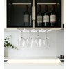 Yivaiks 2pack Bling Wine Glass Holder and Stemware Rack Hanger
