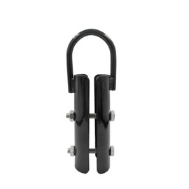 Forellfit 2.0” Climbing Rope Clamp，Rope Climb Workout Rig Attachment Hook Rope BR-Clasp Garage Gym Fitness Equipment with Carabiner Eyehook Strength Training Home Indoor Safety (2.0" Black 1 Set)