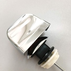 TOPBATHY Toilet Tank Flush Lever Handle Replacement Universal Front Mount with Nut Lock Fits for Universal Most Toilets