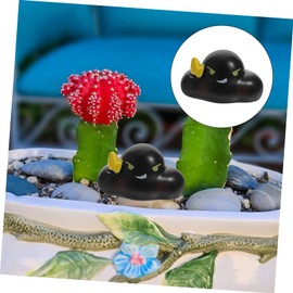 Generic 5Pcs Cartoon Cloud Ornaments Adorable Cloud Statues for Room Decor Creative Micro Landscape Accessories Safe and Durable Decoration for Home and Parties