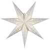 Star 501-22, Papierstern "Lace", 7 zackig, Papier, Weiß, 1.2 x