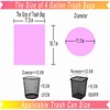 Small Trash Bag, 4 Gallon / 15 Liter Colorful Garbage