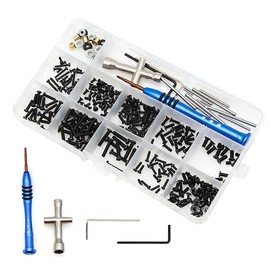 RC Screws Kit Repair Tool Box Hardware Fasteners Replacement Bolt and Nuts Set Hex Wrench Swing Arm Pin Screws Kit Compatible with Wltoys 1/14 144001 RC Car