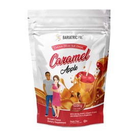BariatricPal BariatricPal Sugar-Free Calcium Citrate Soft Chews 500mg with Probiotics (90 Count) - Caramel Apple
