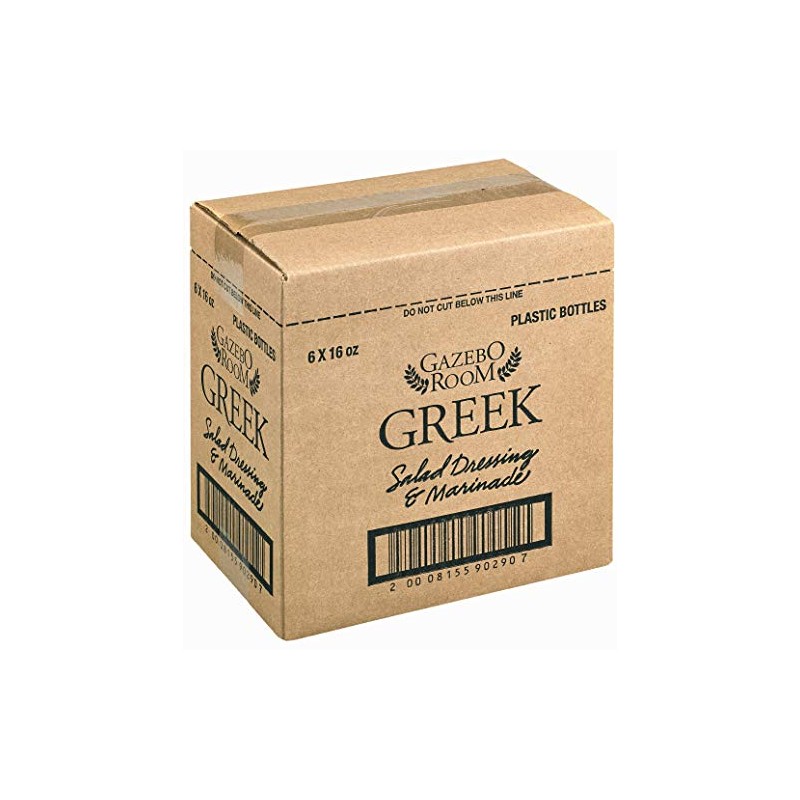 Gazebo Room Greek Salad Dressing and Marinade 16 oz (6