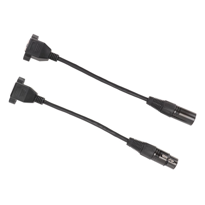 2pcs XLR3 to RJ45 Cable 3pin Plug and Play Female
