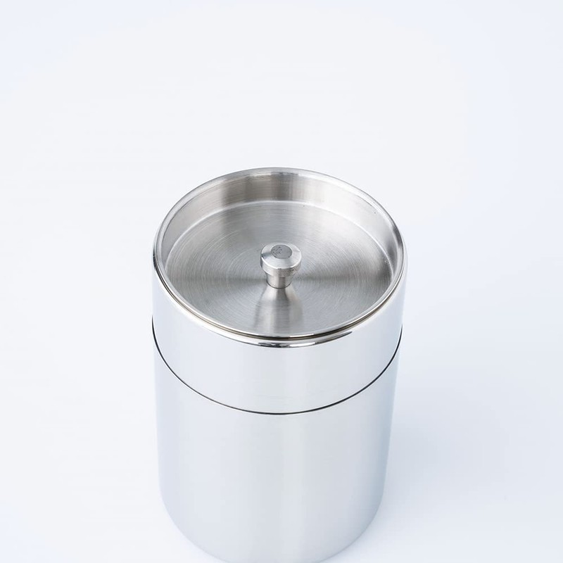 Aoyoshi CASUAL Product 019722 Stainless Steel Tea Canister, 5.3 oz