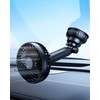 DICMKY Suction Cup Car Cooling Fan for Window Dashboard Backseat,