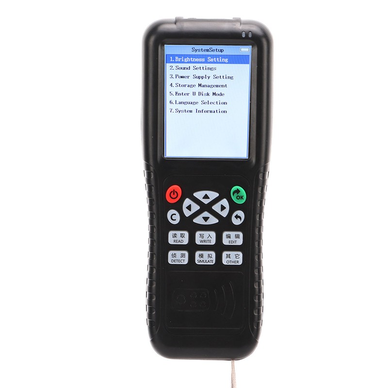 125‑500KHz Handheld IC ID Card Copier Reader Writer Duplicator Cloner