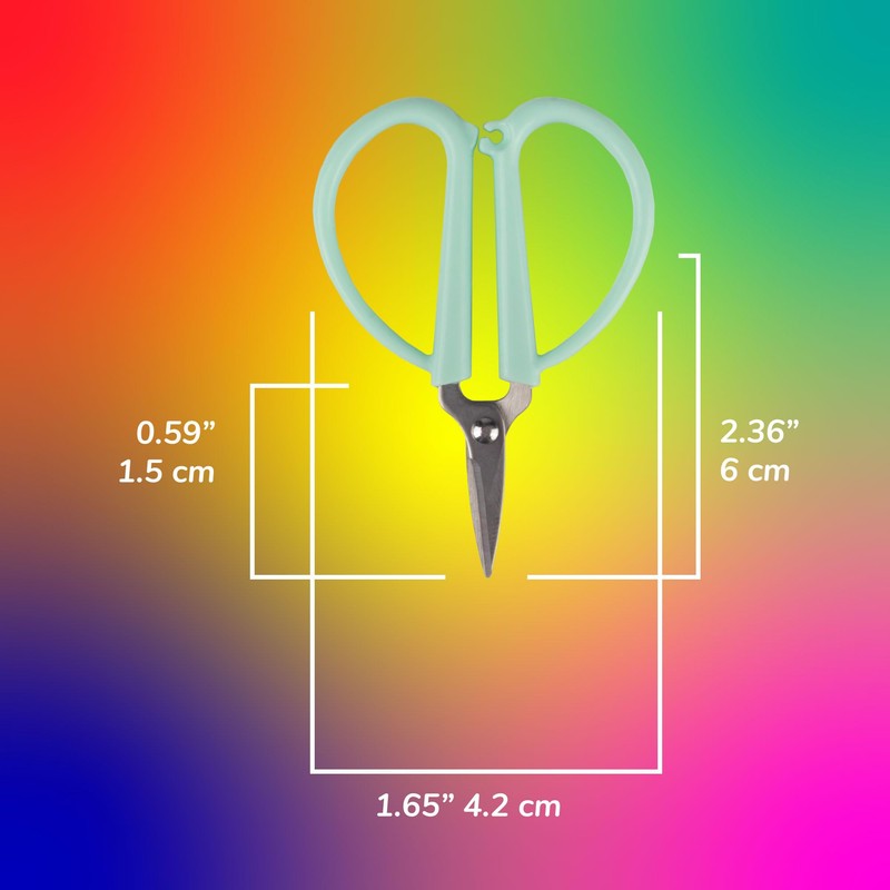 JubileeYarn Tiny Traveler Scissors - Portable Mini Airplane Snips -