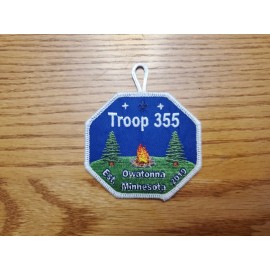 Boy Scout Troop 355 Owatonna Minnesota Gamehaven Council Glow In The Dark Patch